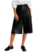 Thumbnail Short chino noir uni avec une coupe large muni d'une fermeture à zip - Image 4
