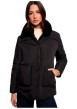 Thumbnail Blouson noir uni avec une coupe droite et des manches longues - Image 4