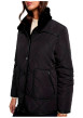 Thumbnail Blouson noir uni avec une coupe droite et des manches longues - Image 5