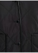 Thumbnail Blouson noir uni avec une coupe droite et des manches longues - Image 6
