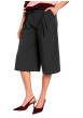 Thumbnail Short chino gris à rayures avec une coupe large muni d'un zip et d'une agrafe - Image 4