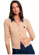 Thumbnail Pull beige uni avec une coupe droite et des manches longues - Image 4