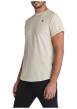 Thumbnail T-shirt en coton biologique écru à coupe droite pourvu de manches courtes - Image 3