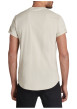 Thumbnail T-shirt en coton biologique écru à coupe droite pourvu de manches courtes - Image 4