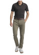 Thumbnail Pantalon chino en coton kaki pourvu d'une coupe slim et du logo - Image 2