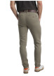 Thumbnail Pantalon chino en coton kaki pourvu d'une coupe slim et du logo - Image 3