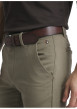Thumbnail Pantalon chino en coton kaki pourvu d'une coupe slim et du logo - Image 4