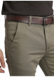 Thumbnail Pantalon chino en coton kaki pourvu d'une coupe slim et du logo - Image 5