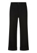 Thumbnail Pantalon noir à coupe ample avec 4 poches plaquées et logo noir