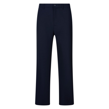 Pantalon chino bleu marine uni à une coupe...
