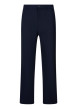 Thumbnail Pantalon chino bleu marine uni à une coupe droite avec 1 zip et 1 bouton