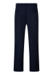 Thumbnail Pantalon chino bleu marine uni à une coupe droite avec 1 zip et 1 bouton - Image 2