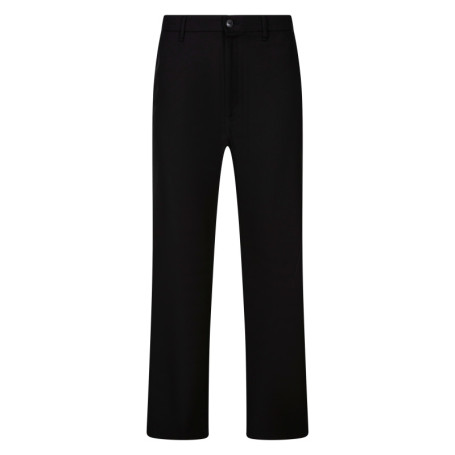 Pantalon chino noir à coupe droite doté d'une...
