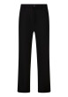 Thumbnail Pantalon chino noir à coupe droite doté d'une fermeture zippée avec 1 bouton