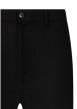 Thumbnail Pantalon chino noir à coupe droite doté d'une fermeture zippée avec 1 bouton - Image 3