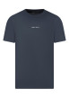Thumbnail T-shirt en coton gris uni avec une coupe droite et un col rond