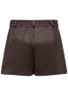 Thumbnail Short chino marron à coupe droite pourvu d'une ceinture décorative - Image 2