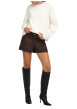Thumbnail Short chino marron à coupe droite pourvu d'une ceinture décorative - Image 6