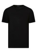 Thumbnail Lot de 3 t-shirts unis blancs et noirs à col rond avec des manches courtes - Image 2