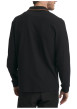 Thumbnail Polo en coton noir uni pourvu d'une coupe droite et d'un col boutonné - Image 3