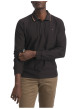 Thumbnail Polo en coton chocolat uni doté d'une coupe droite et d'un col boutonné