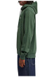 Thumbnail Sweat zippé en coton mélangé vert à coupe droite pourvu de manches longues - Image 5