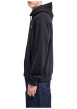 Thumbnail Sweat zippé en coton mélangé noir à coupe droite pourvu de manches longues - Image 5