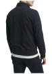 Thumbnail Sweat en coton mélangé stretch bleu marine à coupe droite et manches longues - Image 3