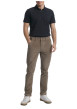 Thumbnail Pantalon chino taupe en coton velours côtelé doté d'une coupe slim - Image 2