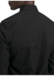 Thumbnail Chemise en coton noire ornée de motifs géométriques avec une coupe ajustée - Image 3