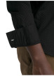 Thumbnail Chemise en coton noire ornée de motifs géométriques avec une coupe ajustée - Image 6