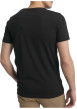 Thumbnail T-shirt en coton noir avec un imprimé moto et une coupe droite - Image 3