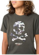 Thumbnail T-shirt en coton kaki camouflage avec une coupe droite et un col rond - Image 4