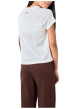 Thumbnail T-shirt en coton blanc à imprimé Cowboy pourvu d'une coupe droite - Image 2