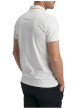 Thumbnail Polo en coton écru uni à coupe droite avec un col zippé et des manches courtes - Image 3
