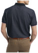 Thumbnail Polo bleu marine à pois doté d'une coupe droite et d'un col boutonné - Image 3