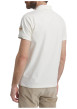 Thumbnail Polo en coton écru uni à coupe droite doté d'un col zippé et de manches courtes - Image 3