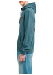 Thumbnail Sweat en coton mélangé bleu imprimé à coupe droite pourvu de manches longues - Image 4