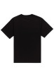 Thumbnail T-shirt en coton biologique noir à coupe droite pourvu d'un col rond - Image 2