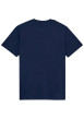 Thumbnail T-shirt en coton biologique marine à coupe droite pourvu d'un col rond - Image 2