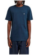 Thumbnail T-shirt en coton biologique marine à coupe droite pourvu d'un col rond - Image 3
