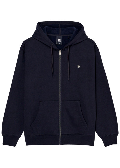 Sweat zippé noir pourvu d'une coupe droite et...