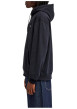 Thumbnail Sweat zippé noir pourvu d'une coupe droite et de manches longues - Image 5