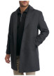 Thumbnail Veste blazer grise munie d'une coupe droite et d'un col à revers