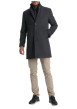Thumbnail Veste blazer grise munie d'une coupe droite et d'un col à revers - Image 5
