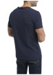 Thumbnail T-shirt en coton bleu nuit imprimé voiture décapotable doté d'un col rond - Image 3