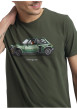 Thumbnail T-shirt en coton kaki imprimé voiture R5 avec une coupe droite et un col rond - Image 4