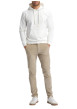 Thumbnail Sweat en coton mélangé blanc avec le logo imprimé dotée d'une coupe droite - Image 2