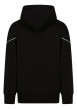 Thumbnail Sweat noir et bleu uni avec une coupe droite doté d'une capuche - Image 2