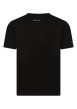 Thumbnail T-shirt noir et bleu uni avec une coupe droite et des manches courtes - Image 2